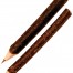 Astkugelschreiber: Zwei Kugelschreiber im Look von Holzästen mit Rindenstruktur und weißen Spitzen, an denen die Mine hervorschaut. Wertica Shop