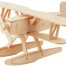 Das Holz-Konstruktionspuzzle "Flugzeug" ist ein kleines Modell eines Doppeldecker-Wasserflugzeugs mit Schwimmern im klassischen Design. Wertica Shop