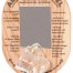 Der "Alkohol-Spiegel" ist eine Holztafel mit Spiegel, witzigen Anweisungen zum Nüchternheitstest und einem Stamper am unteren Haken. Wertica Shop