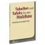 Tabellen und Tafeln für den Holzbau" ist ein deutsches Fachbuch mit beigem/grauem Einband, markantem dunkelrotem und gelbem Schriftzug. Wertica Shop