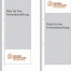 Zwei Hochformat-Fahnen, grau mit orangefarbenem "Holzbau Deutschland Fachbetrieb"-Logo und dem Text: "Platz für Ihre Firmendarstellung". Wertica Shop