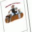 Präsentationsmappe "Dachdecker": Cartoon-Schornsteinfeger mit Unterlagen, Katze auf Dach. Text: "Wichtige Unterlagen!. Wertica Shop