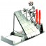 Das Dachdecker-Schraubenmännchen ist ein Metall-Schreibtischorganizer in Dachdeckerform mit Stiftköchern und Notizzettelhalter. Wertica Shop