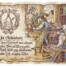 Das Schreiner-Zunftbild zeigt zwei Tischler mit traditionellen Werkzeugen; über deutscher Schrift erscheint ein freimaurerisches Symbol vor Holz und Fenstern. Wertica Shop